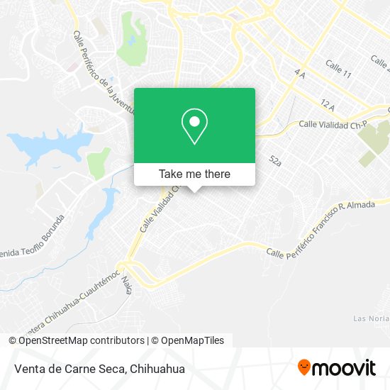 Venta de Carne Seca map