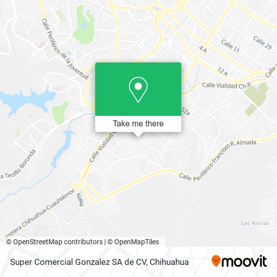 Mapa de Super Comercial Gonzalez SA de CV