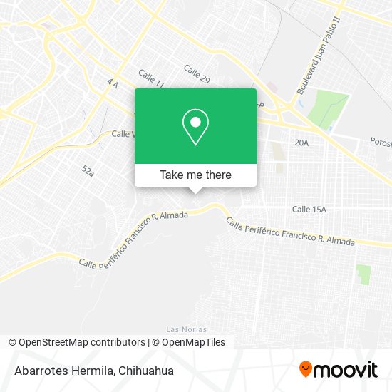 Abarrotes Hermila map