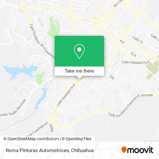 Mapa de Roma Pinturas Automotrices