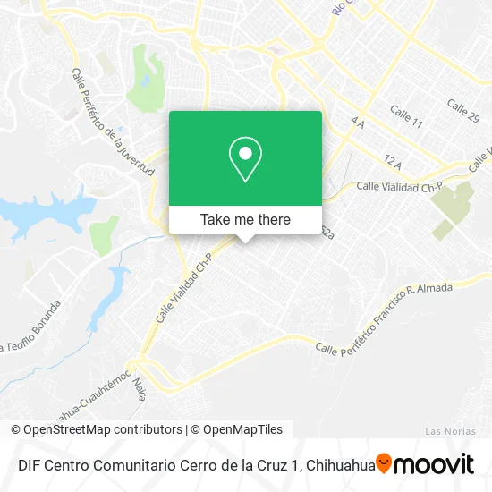 Mapa de DIF Centro Comunitario Cerro de la Cruz 1