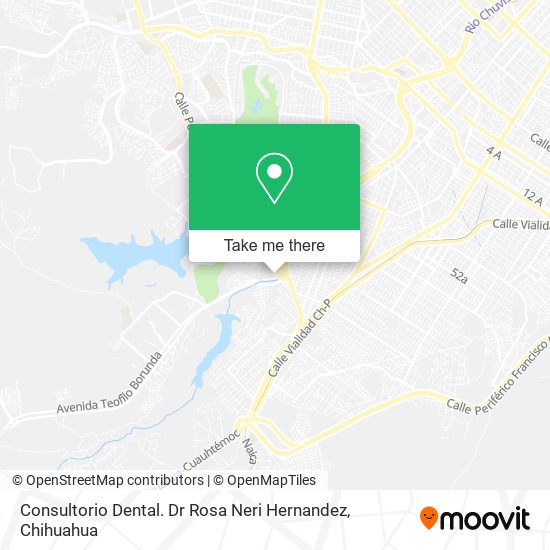 Mapa de Consultorio Dental. Dr Rosa Neri Hernandez