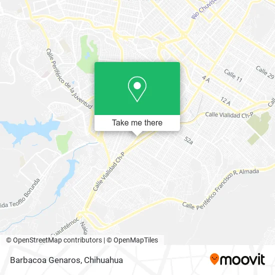 Mapa de Barbacoa Genaros