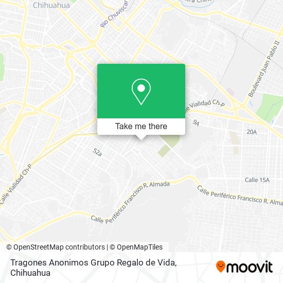 Tragones Anonimos Grupo Regalo de Vida map