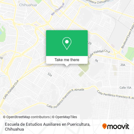 Escuela de Estudios Auxiliares en Puericultura map