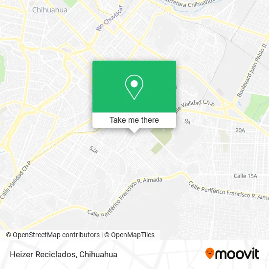 Heizer Reciclados map