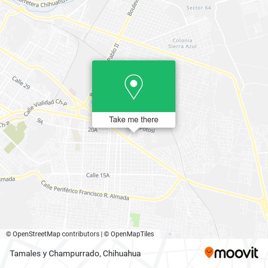 Tamales y Champurrado map