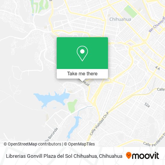 Mapa de Librerias Gonvill Plaza del Sol Chihuahua