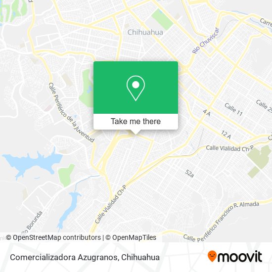 Mapa de Comercializadora Azugranos