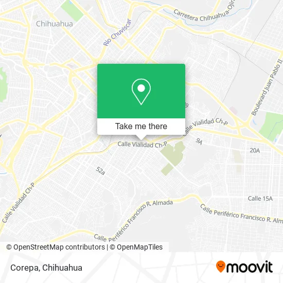 Corepa map