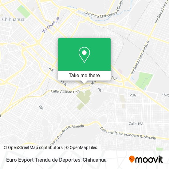 Mapa de Euro Esport Tienda de Deportes