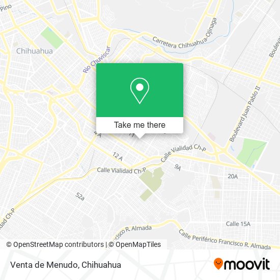 Mapa de Venta de Menudo