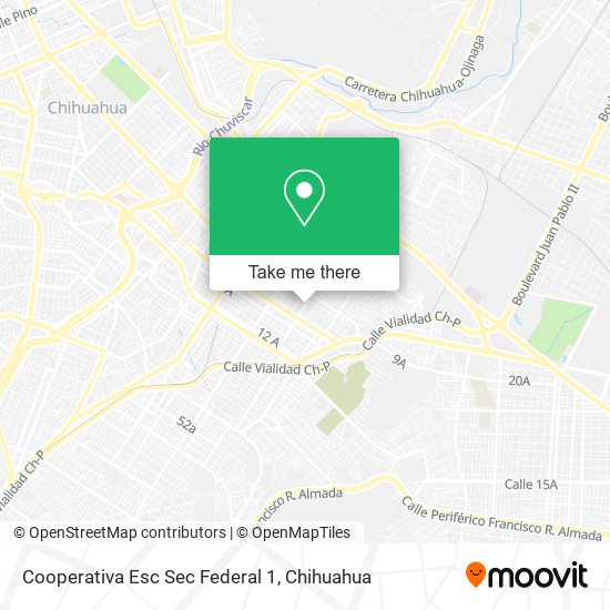 Mapa de Cooperativa Esc Sec Federal 1