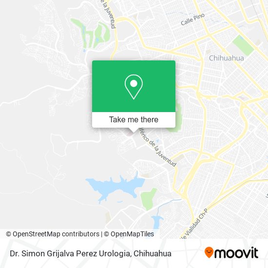 Mapa de Dr. Simon Grijalva Perez Urologia