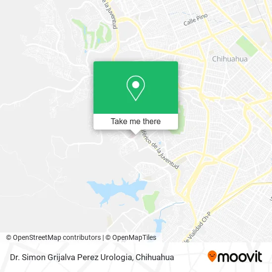 Mapa de Dr. Simon Grijalva Perez Urologia