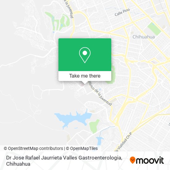 Mapa de Dr Jose Rafael Jaurrieta Valles Gastroenterologia