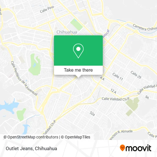 Outlet Jeans map