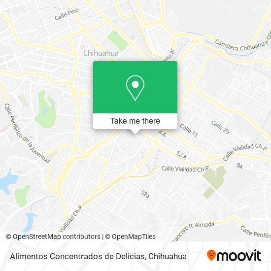 Alimentos Concentrados de Delicias map