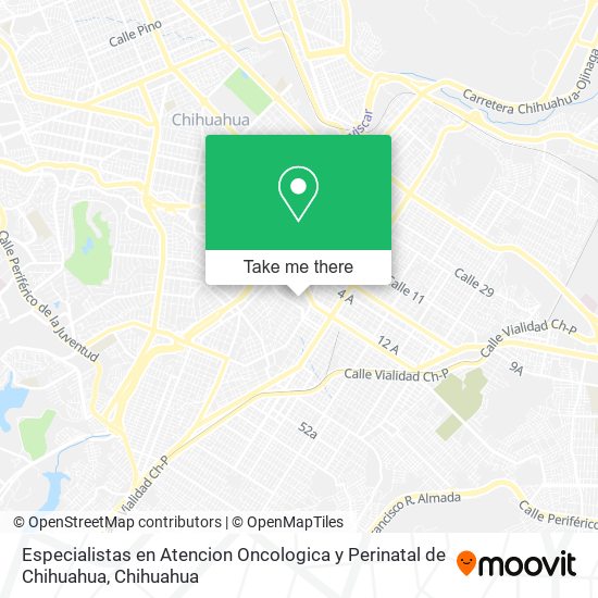 Especialistas en Atencion Oncologica y Perinatal de Chihuahua map