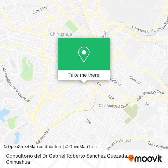 Consultorio del Dr Gabriel Roberto Sanchez Quezada map