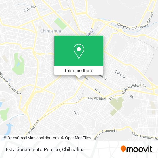 Estacionamiento Público map