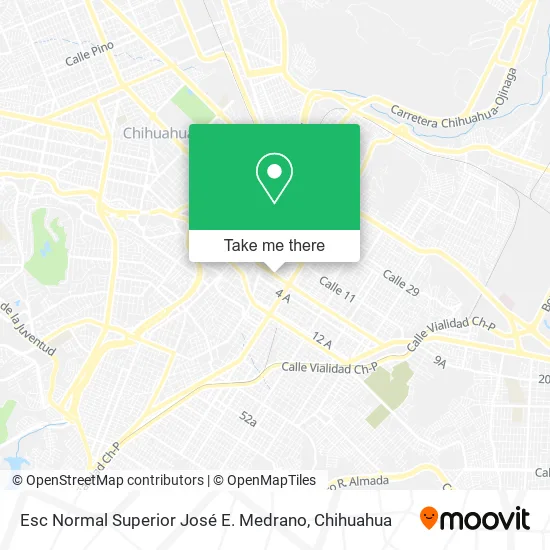 Esc Normal Superior José E. Medrano map