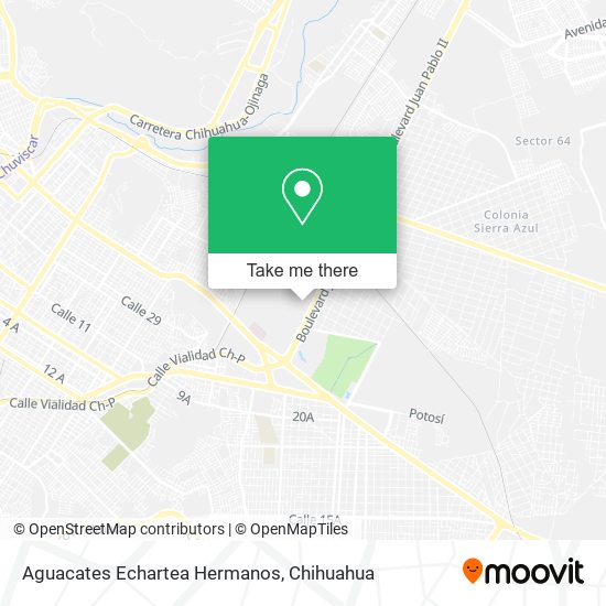 Aguacates Echartea Hermanos map