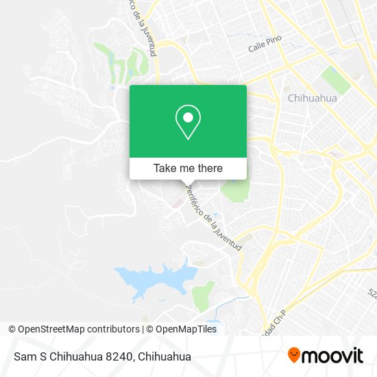 Sam S Chihuahua 8240 map