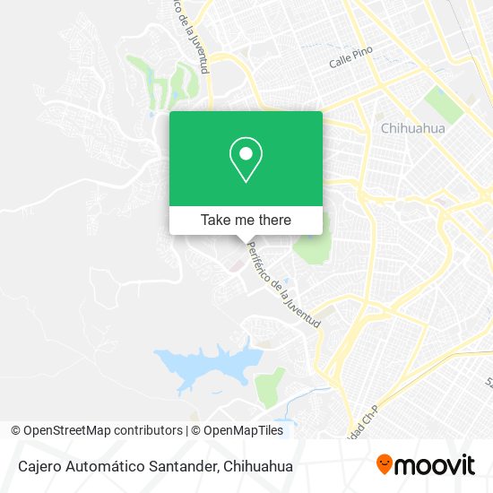 Cajero Automático Santander map