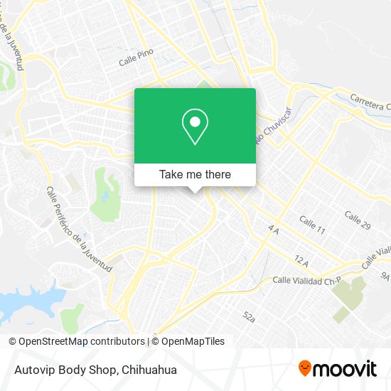 Autovip Body Shop map