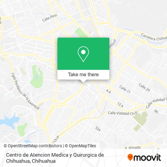 Centro de Atencion Medica y Quirurgica de Chihuahua map