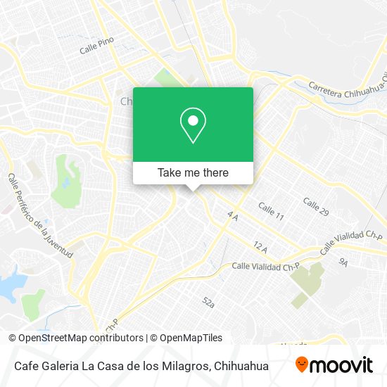 Cafe Galeria La Casa de los Milagros map