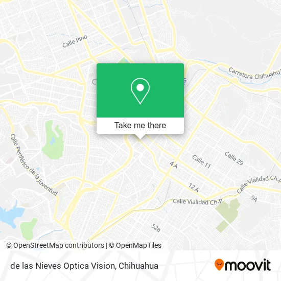 de las Nieves Optica Vision map