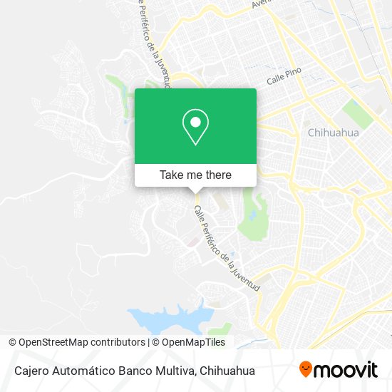 Cajero Automático Banco Multiva map