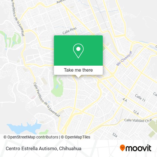 Centro Estrella Autismo map