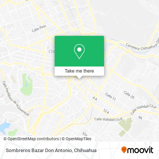 Sombreros Bazar Don Antonio map
