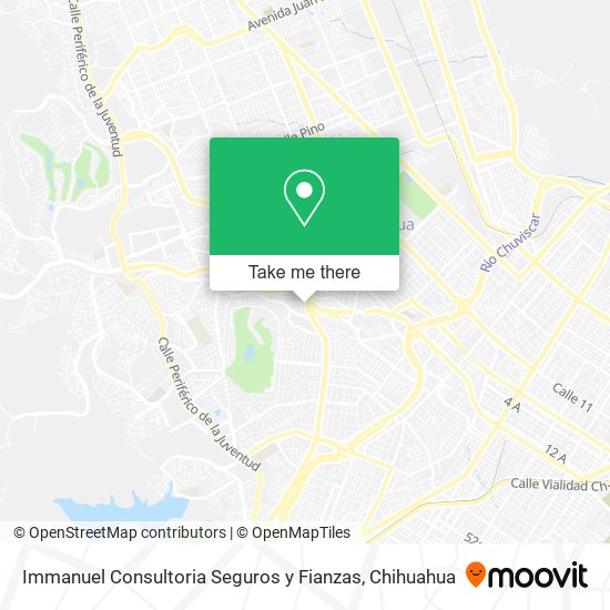Immanuel Consultoria Seguros y Fianzas map