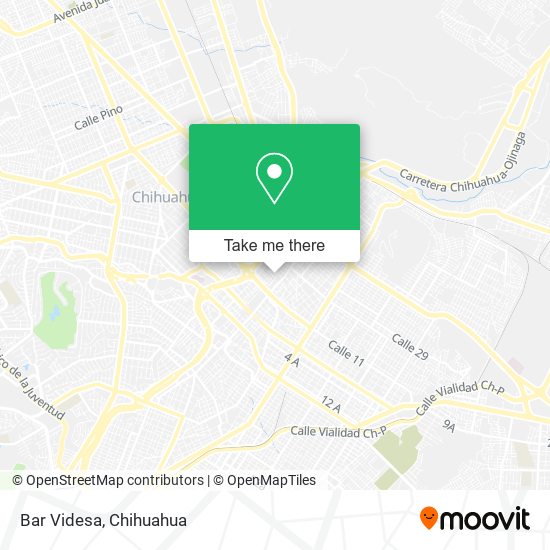 Bar Videsa map
