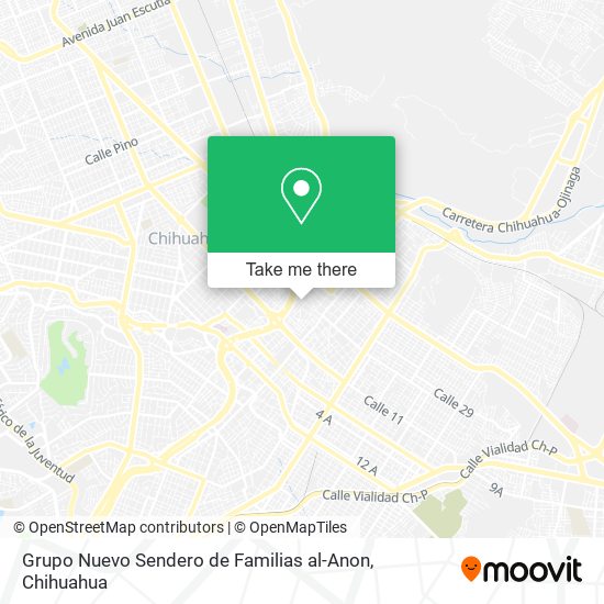 Mapa de Grupo Nuevo Sendero de Familias al-Anon