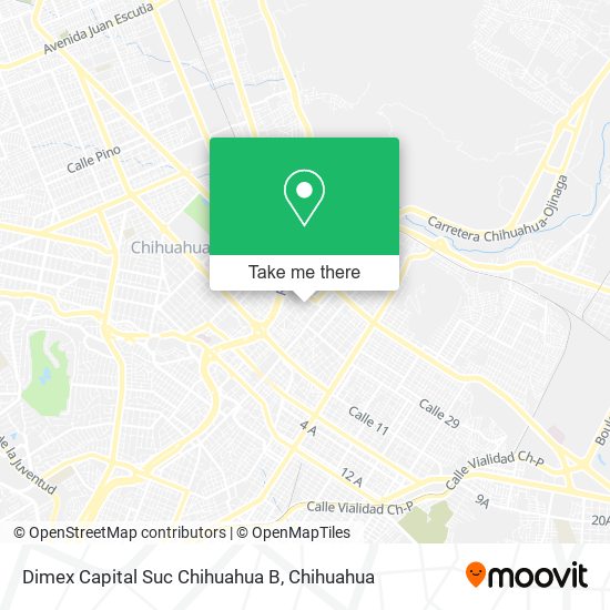 Dimex Capital Suc Chihuahua B map