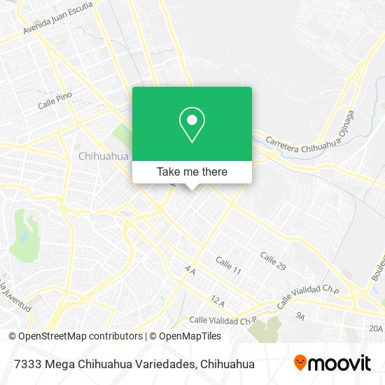 7333 Mega Chihuahua Variedades map