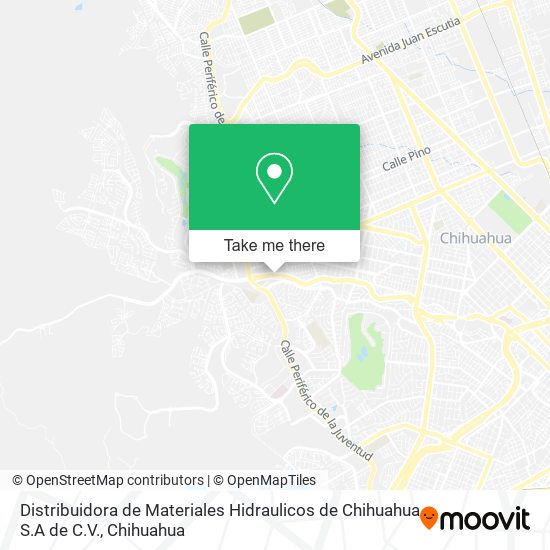 Mapa de Distribuidora de Materiales Hidraulicos de Chihuahua S.A de C.V.