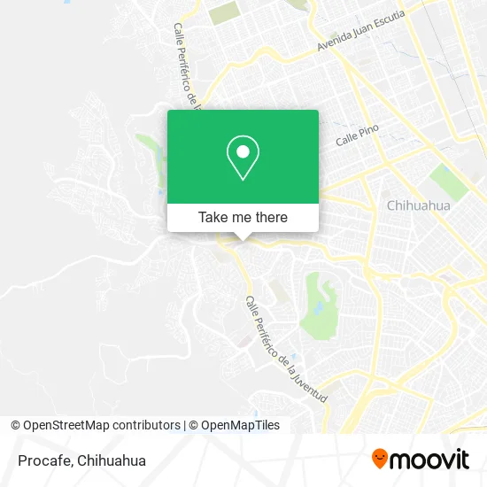 Mapa de Procafe