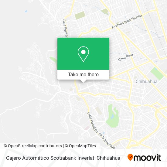 Cajero Automático Scotiabank Inverlat map