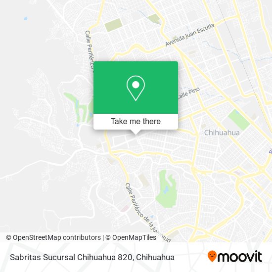 Sabritas Sucursal Chihuahua 820 map