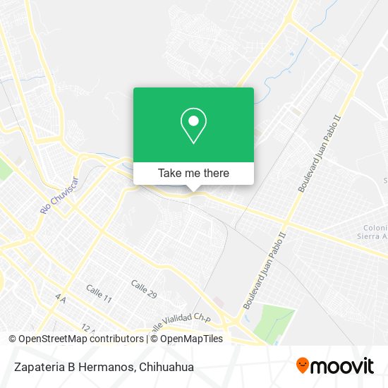 Zapateria B Hermanos map
