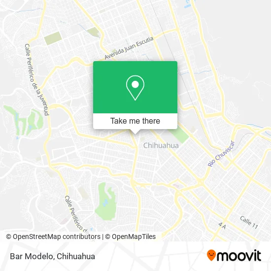 Mapa de Bar Modelo