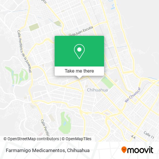 Mapa de Farmamigo Medicamentos