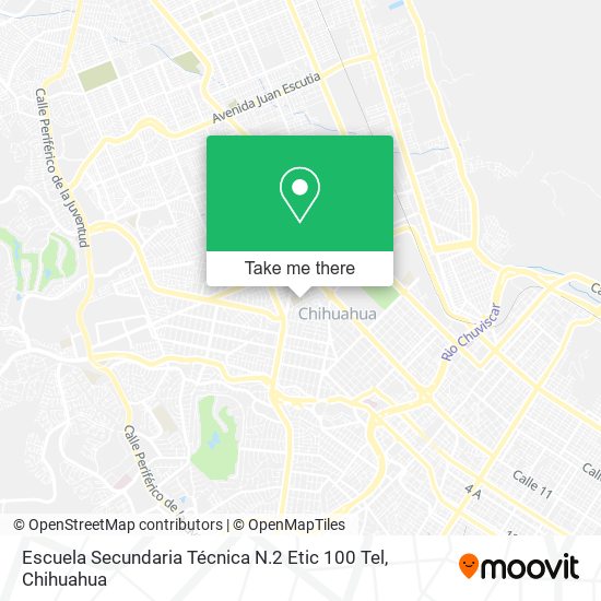 Escuela Secundaria Técnica N.2 Etic 100 Tel map