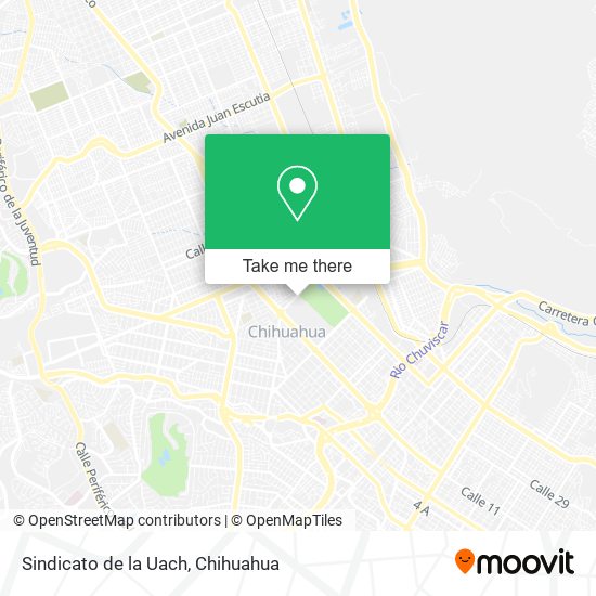 Mapa de Sindicato de la Uach